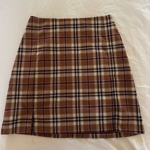 Brandy Melville Plaid Mini Skirt